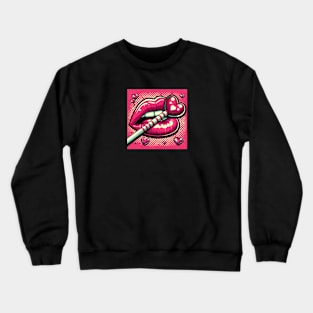 saint valentines day Pop Art style Crewneck Sweatshirt